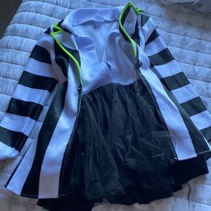 Beetles juice costume.